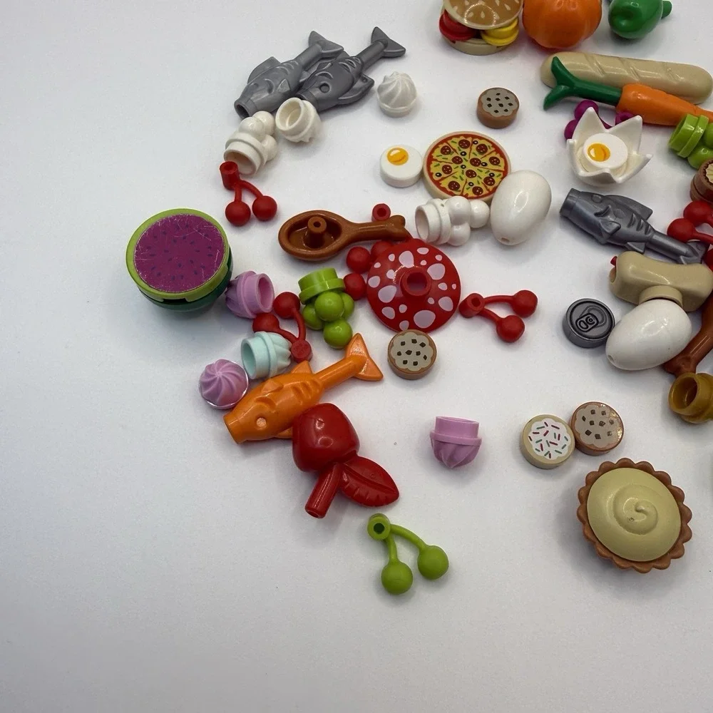 LEGO Piece Minifigs Friends Lego Food Accessories Lot of 50 pieces 006 - Picture 5 of 5